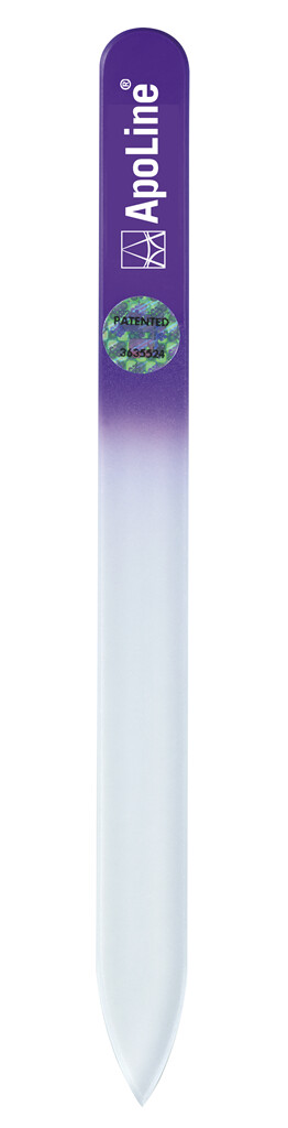ApoLine<sup>®</sup>  Glasnagelfeile, einzeln, lila, 9cm